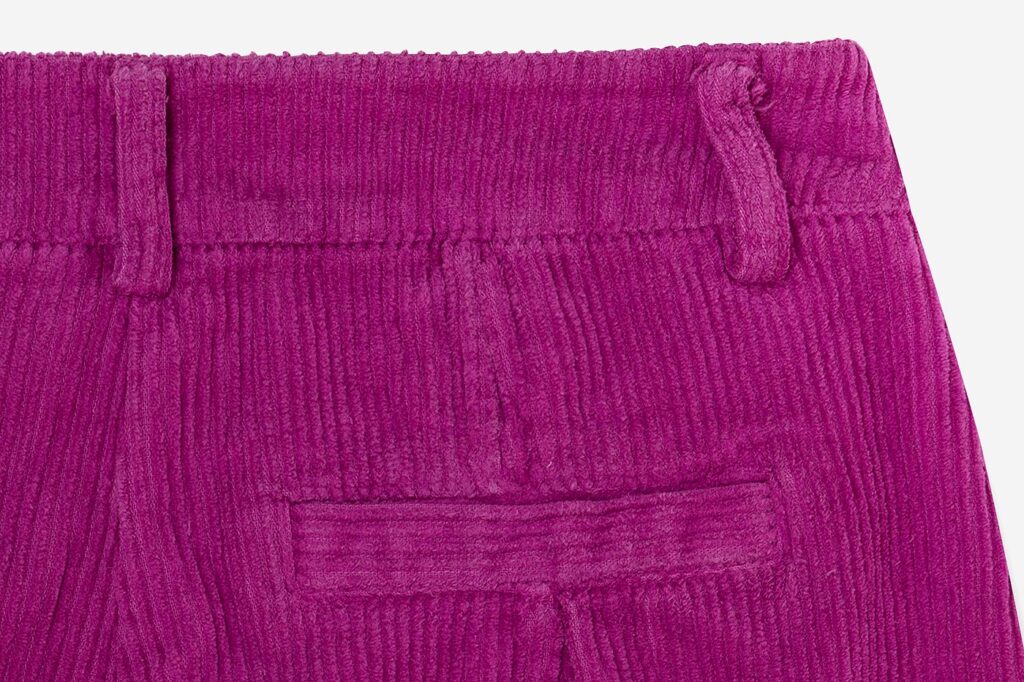 PANTALON DADO VELVET BERRY