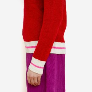 PANTALON DADO VELVET BERRY - Image 3