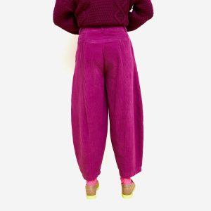 PANTALON DADO VELVET BERRY - Image 6