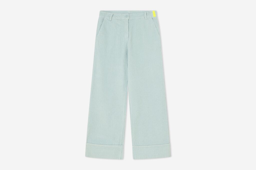 PANTALON PARCHIS VELVET LIGHT BLUE
