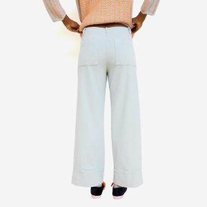 PANTALON PARCHIS VELVET LIGHT BLUE - Image 4