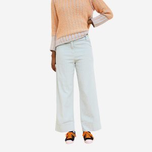 PANTALON PARCHIS VELVET LIGHT BLUE - Image 6