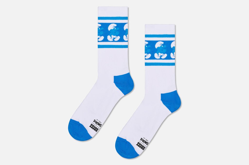 SMURFS STRIDING SMURF SOCKS