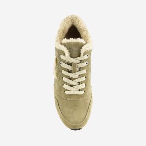 PLUME 5 FUR SUEDE LIGHT BROWN - Image 3
