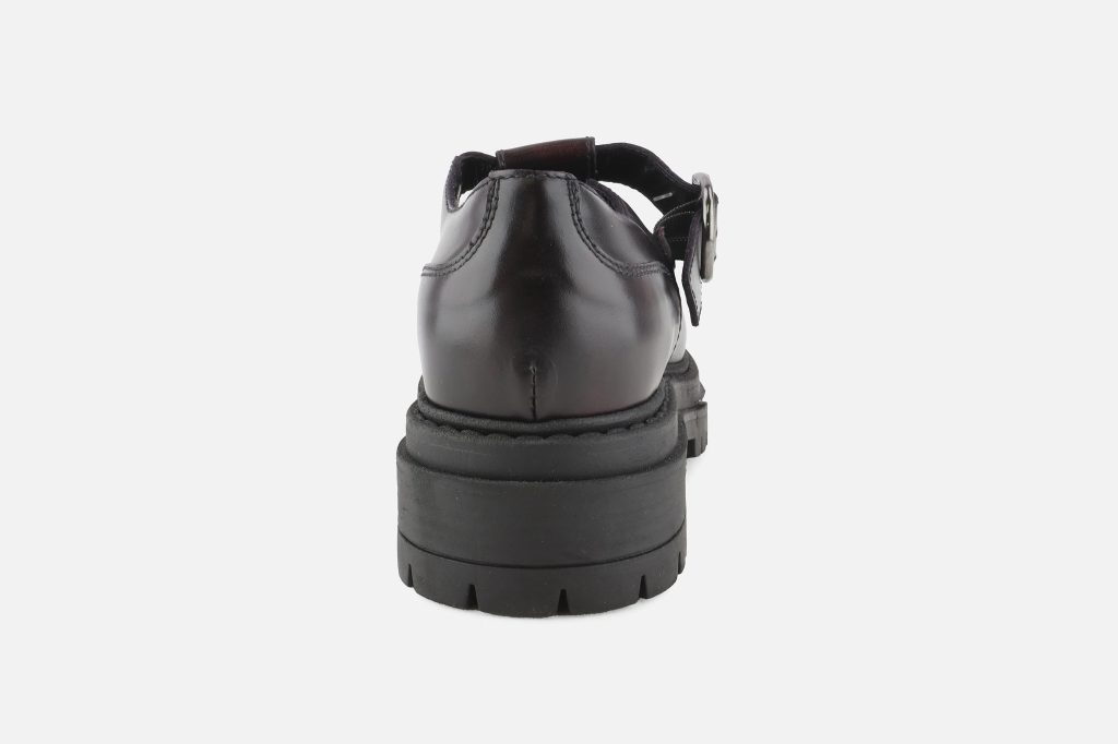 NANAIMO T STRAP DARK BURGUNDY