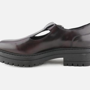 NANAIMO T STRAP DARK BURGUNDY – Image 4