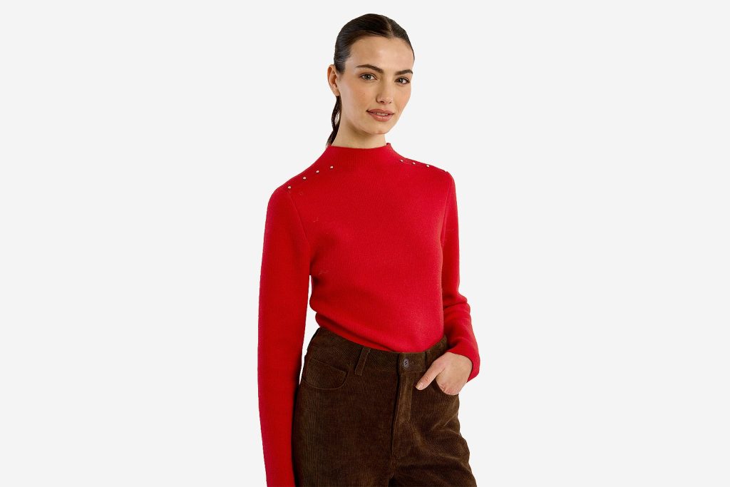 PULL MOLLY STUDS RED