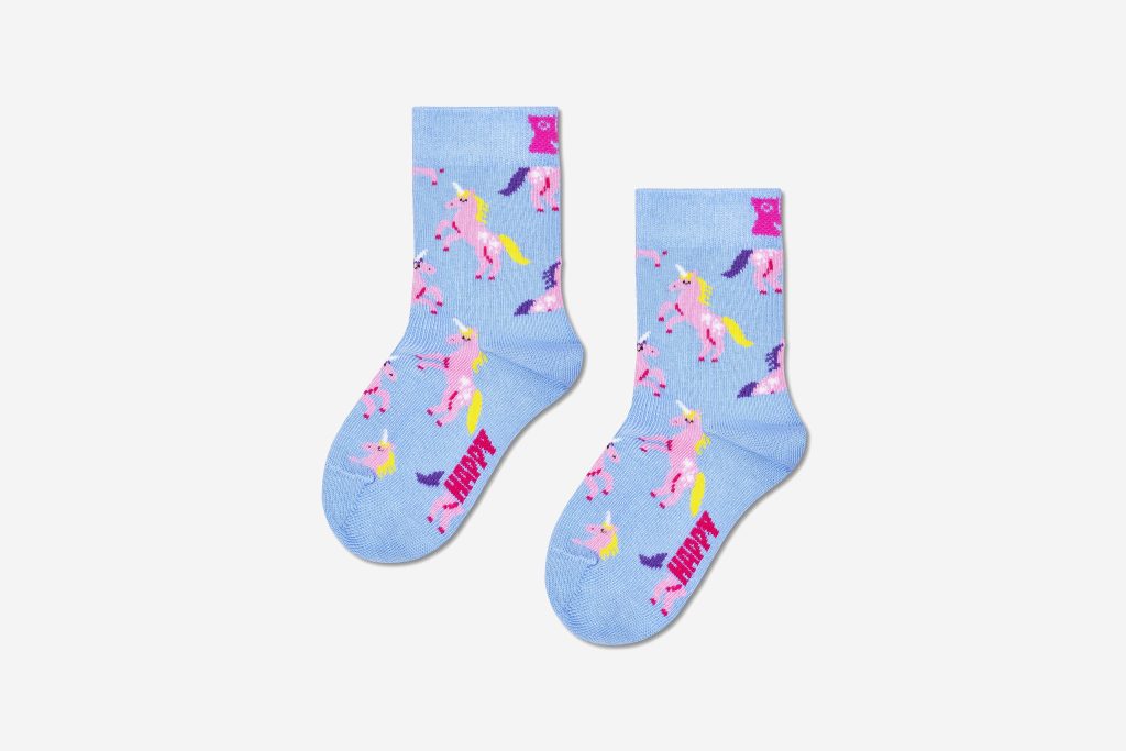 KIDS UNICORN SOCK LIGHT BLUE