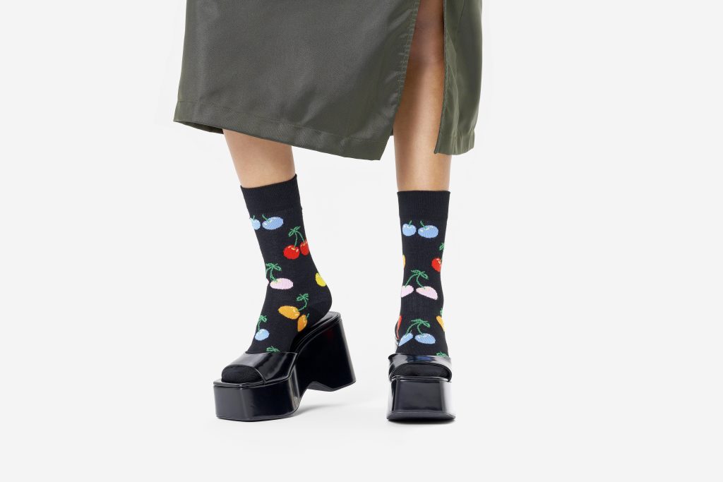 CHERRY SOCK BLACK