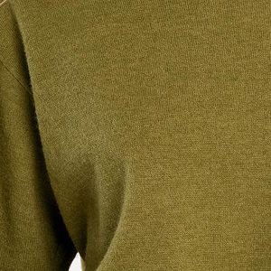 PULL MOLLY COL ROULE MAILLE LIME GREEN – Image 3