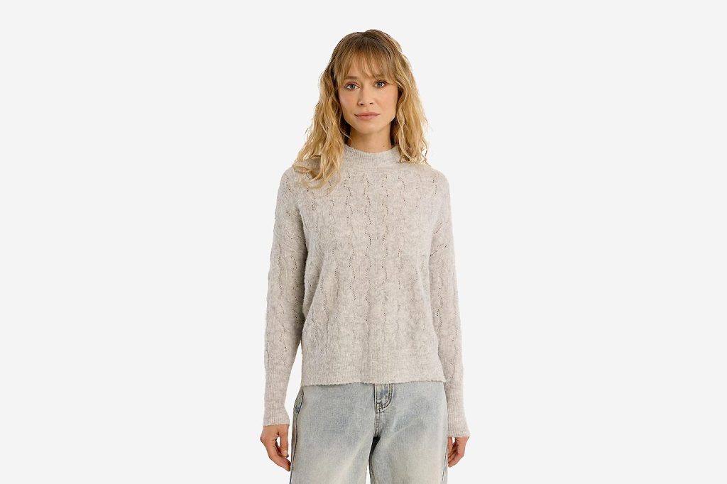 PULLOVER GRIS CLAIR