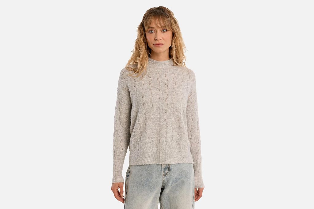 PULLOVER GRIS CLAIR