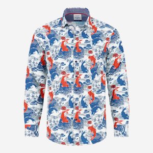 SHIRT KOI KARPER NAVY – Image 1