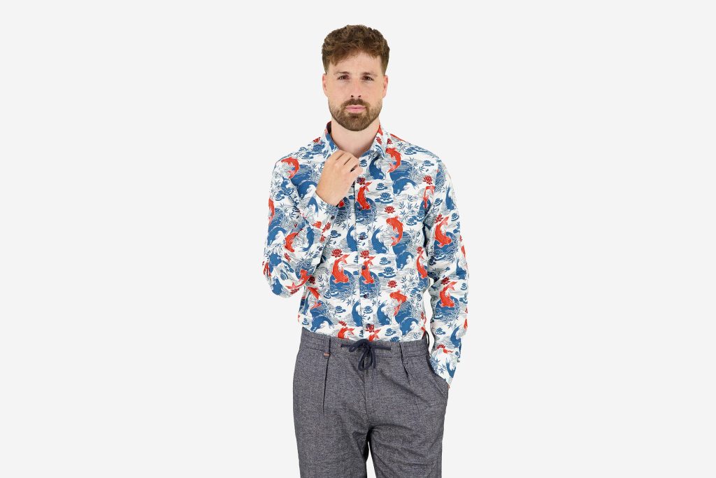 SHIRT KOI KARPER NAVY