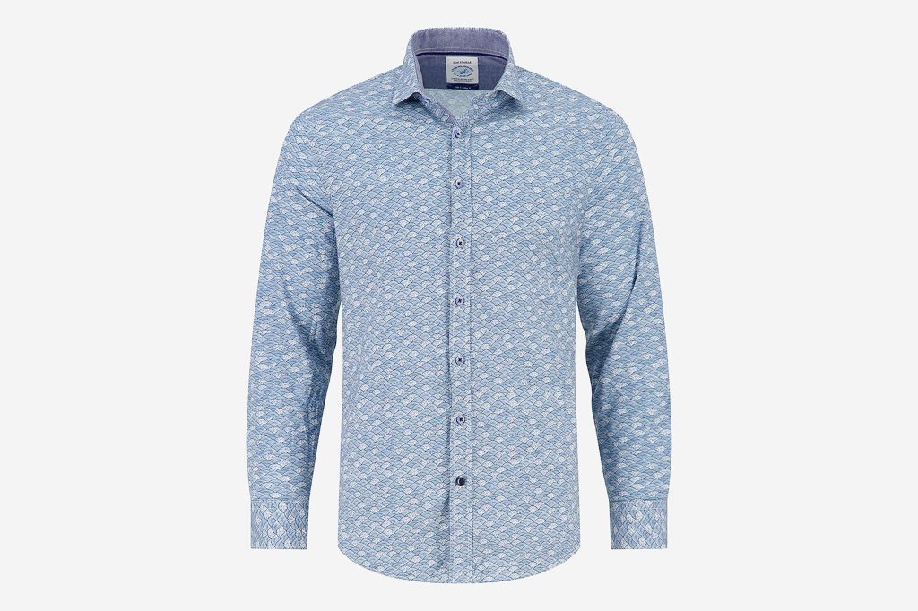 SHIRT SEA PATTERN OFF WHITE