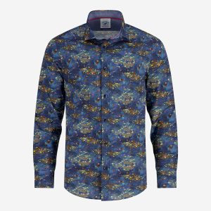 SHIRT WATER GARDEN NIGHT SKY BLUE – Image 1