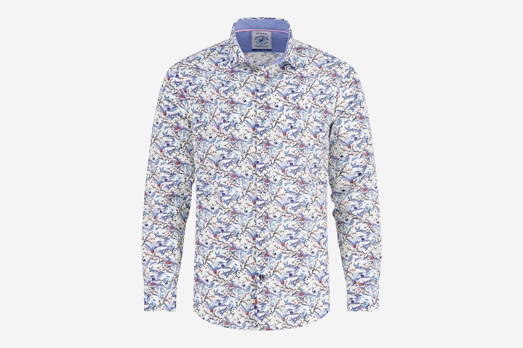 SHIRT CRANE SKY OFF WHITE