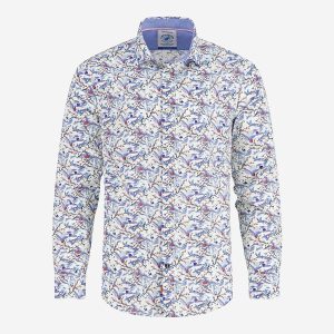 SHIRT CRANE SKY OFF WHITE – Image 1
