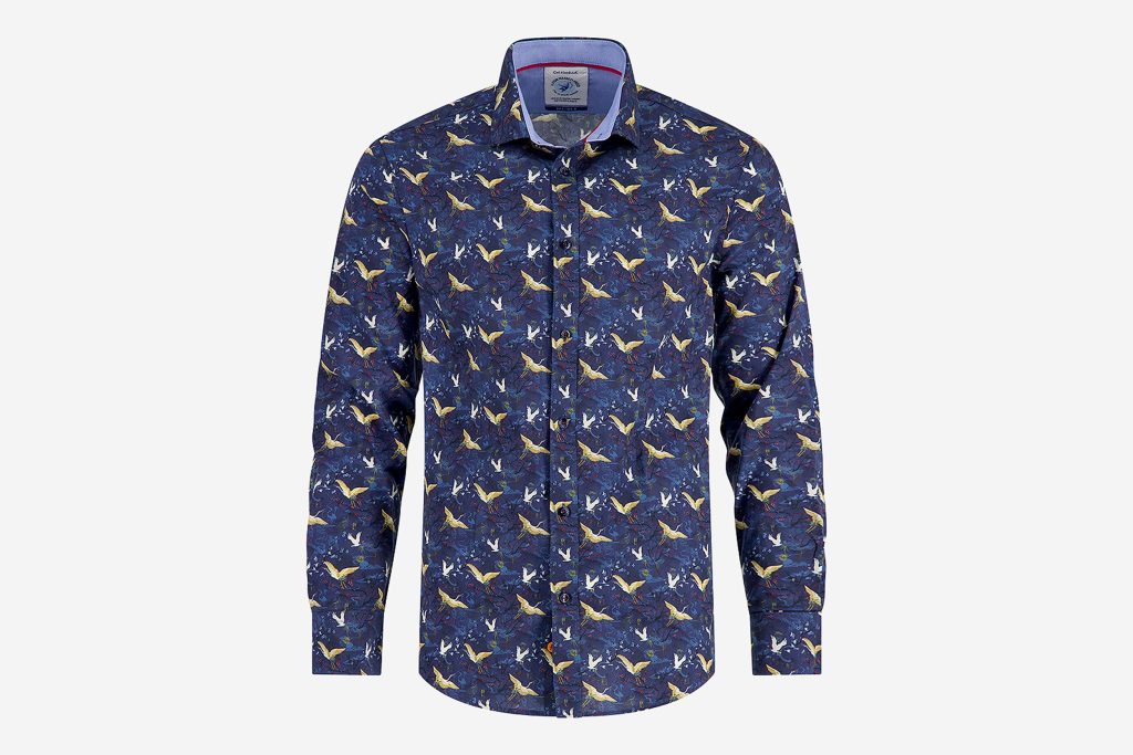 SHIRT CRANE SKY NIGHT SKY BLUE