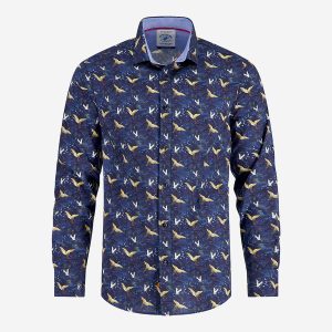SHIRT CRANE SKY NIGHT SKY BLUE - Image 1