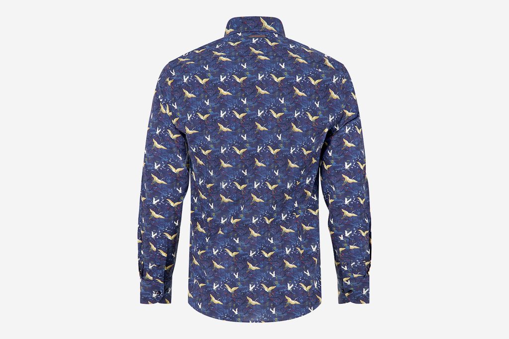 SHIRT CRANE SKY NIGHT SKY BLUE