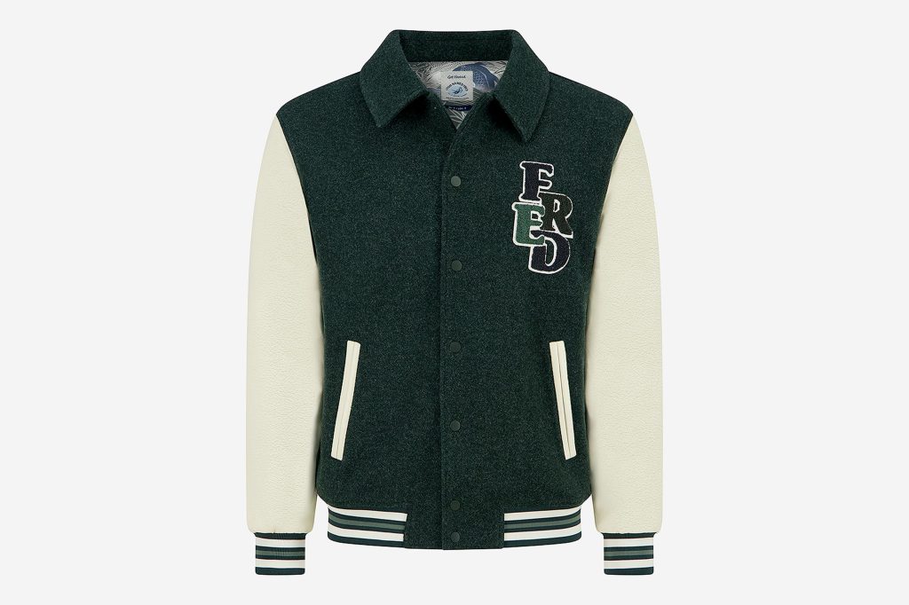 BASEBALL JACKET DARK GREEN