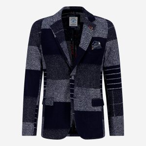 BLAZER PATCHWORK NAVY - Image 1