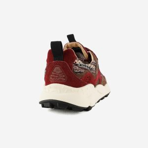 YAMANO 3 UNI SUEDE FABRIC CHECKED BORDEAUX – Image 6
