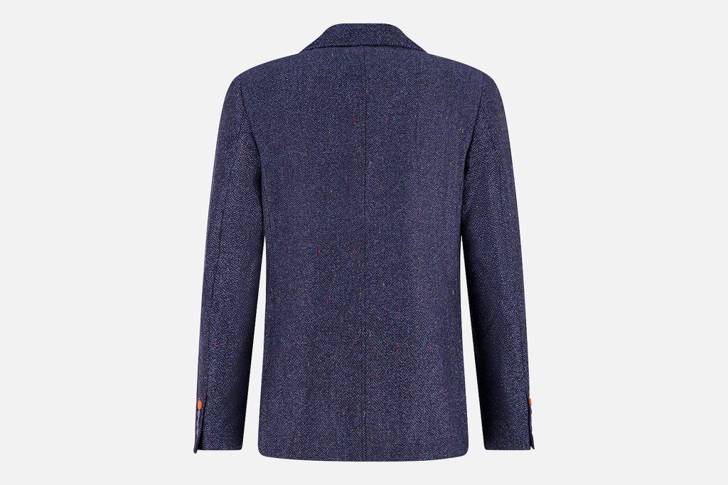 BLAZER HERRINGBONE NAVY
