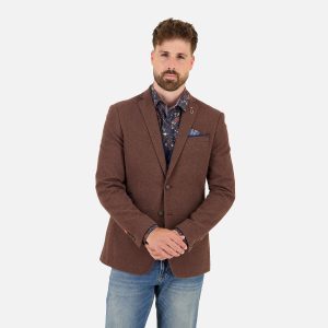 BLAZER PIQUE CHOCOLAT BROWN - Image 3