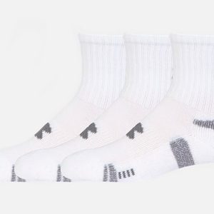HEATGEAR SOCKS 3PK JR BLANC – Image 1