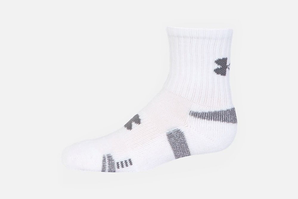 HEATGEAR SOCKS 3PK JR BLANC