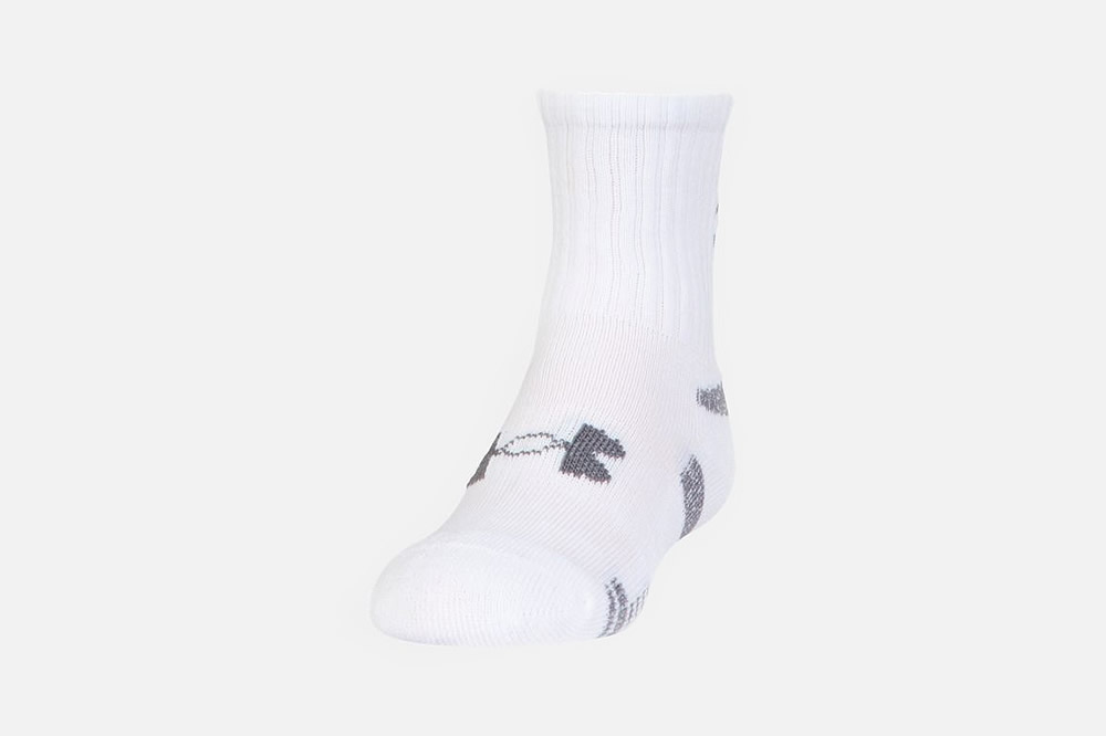 HEATGEAR SOCKS 3PK JR BLANC