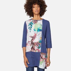 TUNIC FLEURETTE BLEU - Image 1