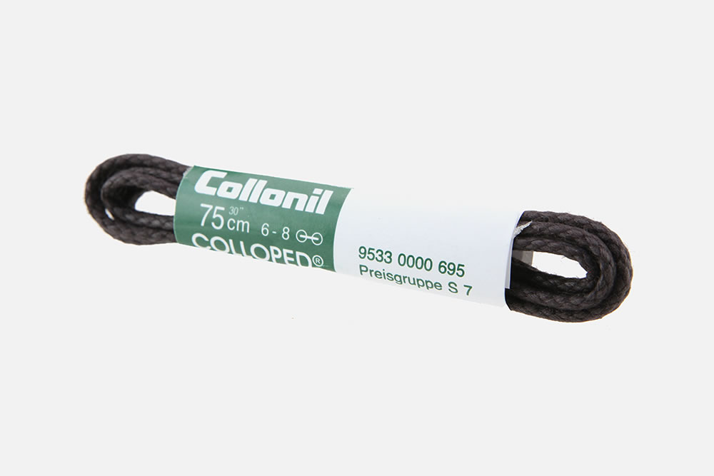LACET COTON CIRE MARRON