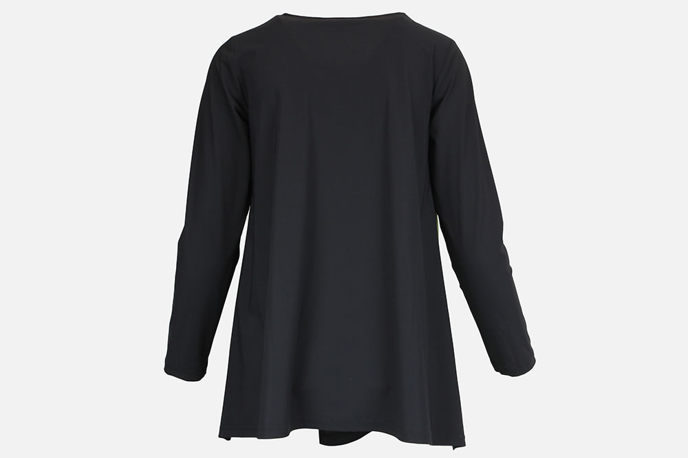 TOP ROSINA VERT NOIR IVOIRE