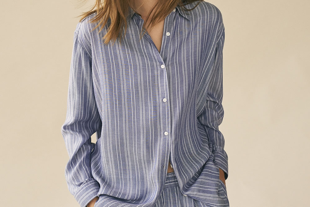 HERTA SHIRT LIGHT NAVY