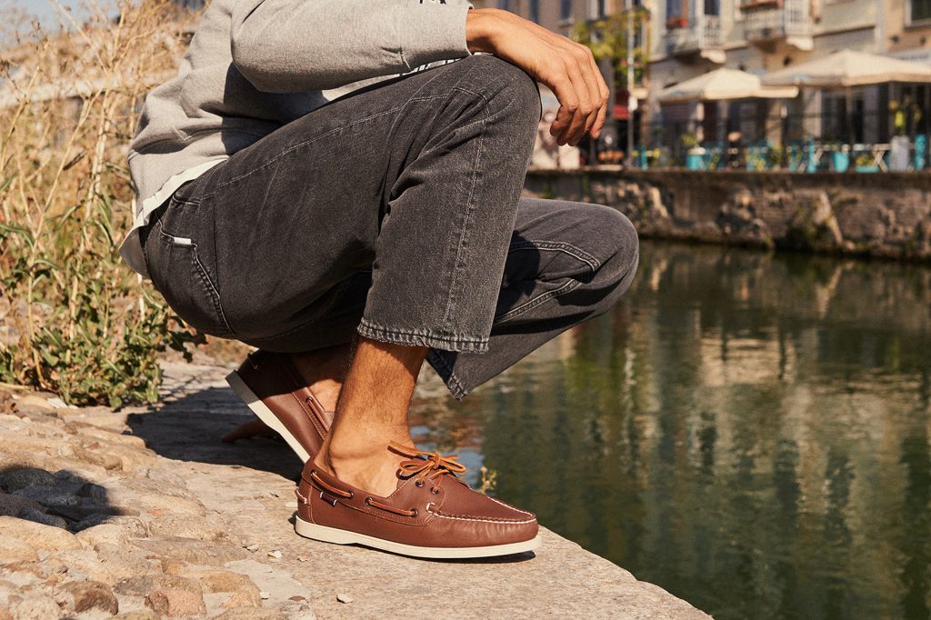 DOCKSIDES PORTLAND WAXED BROWN