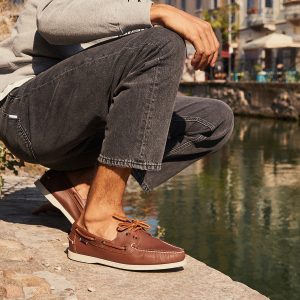 DOCKSIDES PORTLAND WAXED BROWN – Image 8