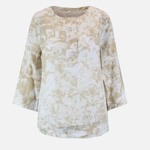 VIANA LIN BEIGE ET BLANC - Image 1