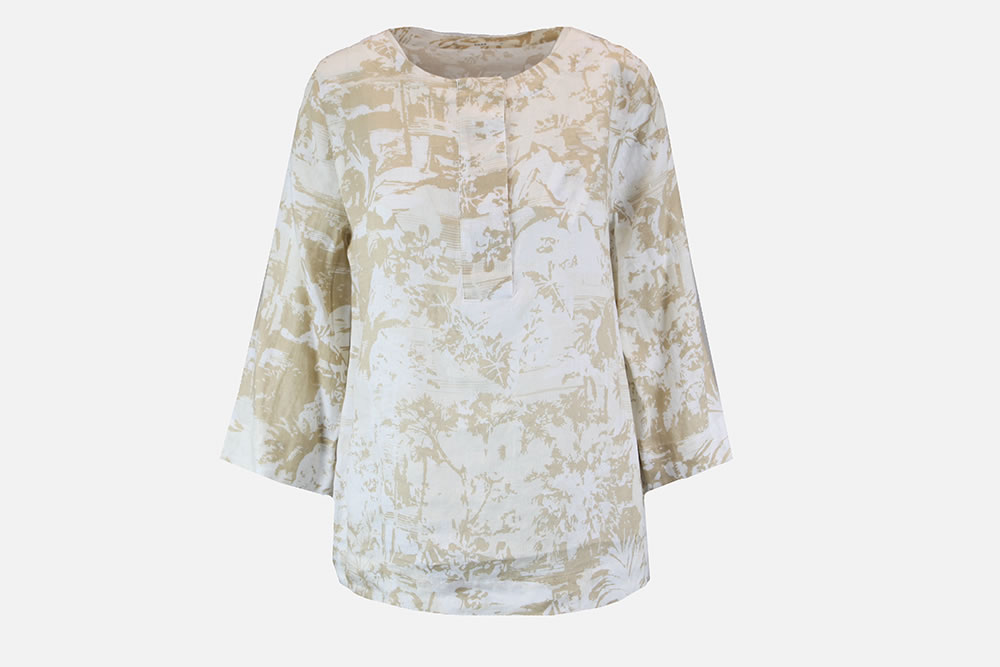 VIANA LIN BEIGE ET BLANC