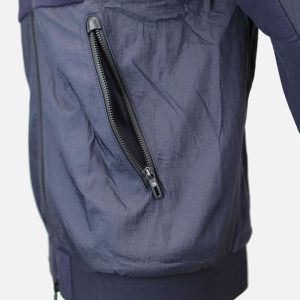 FALCON HOODED JACKET NAVY - Image 5