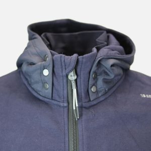 FALCON HOODED JACKET NAVY - Image 7