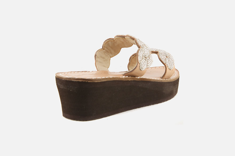 ERONGO WEDGE BROWN SILVER
