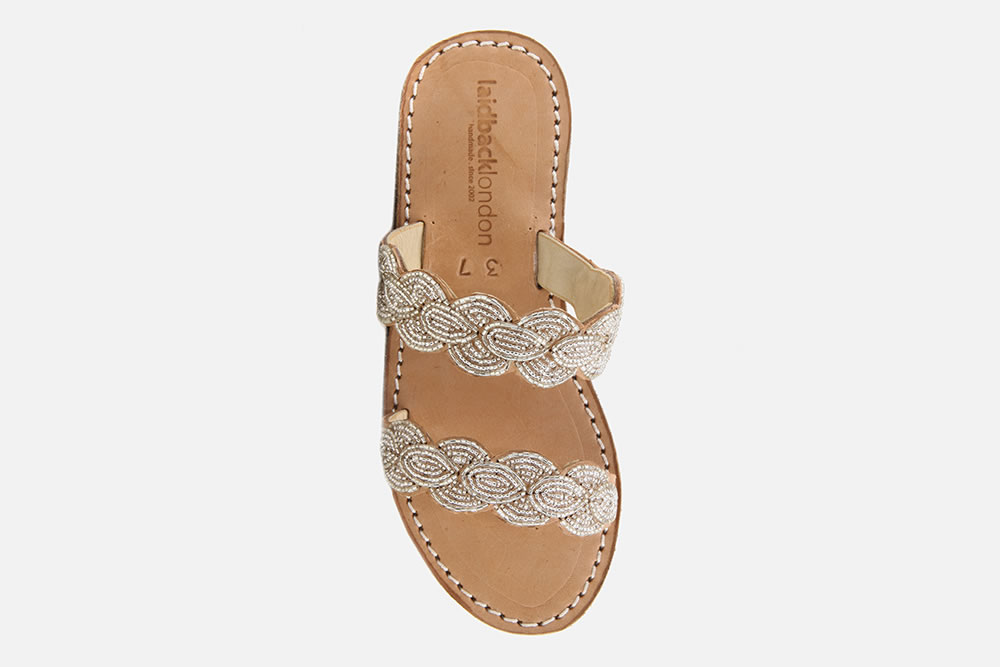 ERONGO WEDGE BROWN SILVER