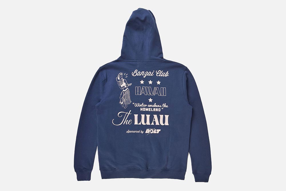 LUAU BLUE FLEECE HOODIE