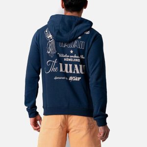 LUAU BLUE FLEECE HOODIE - Image 4