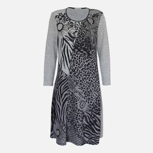 ROBE KINSHA GREY LEO - Image 1