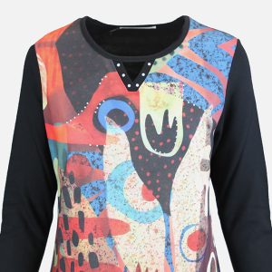 ROBE KARMEN NOIR MULTI – Image 3