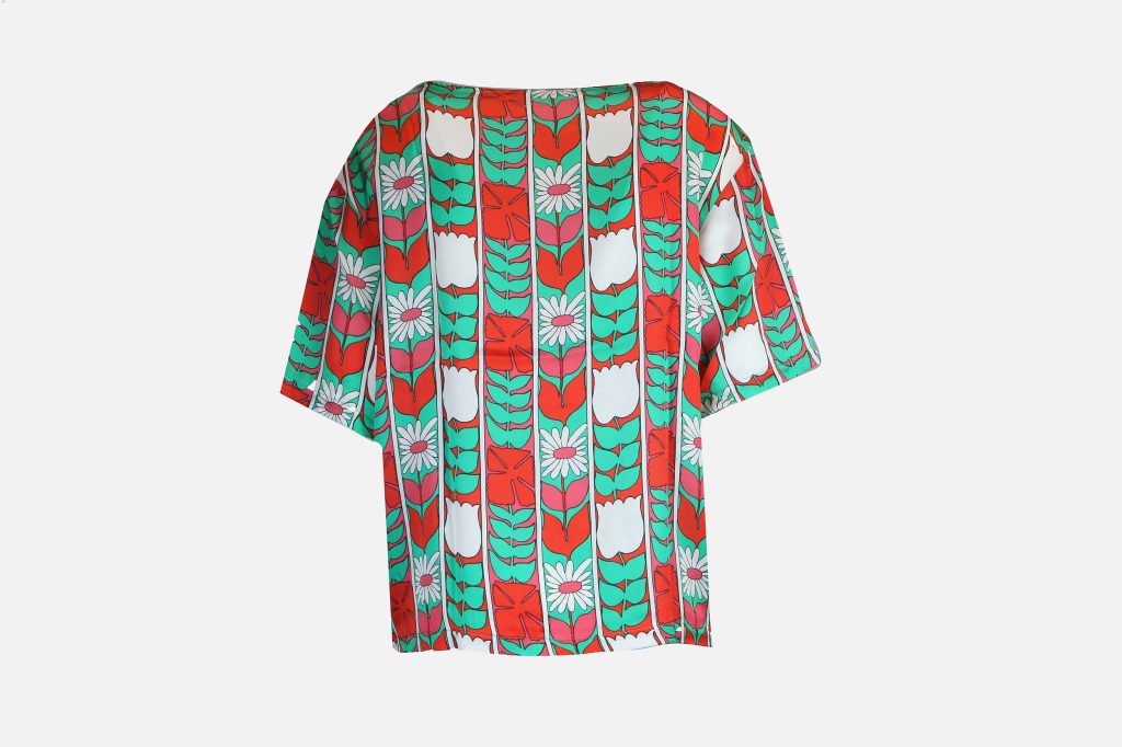 TOP RETRO FLOWER IMPREVU